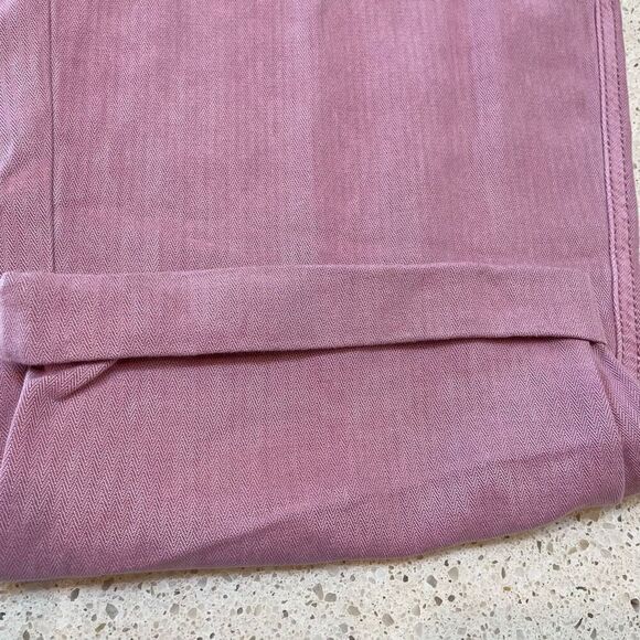 NWT American Eagle Super Hi-Rise Taper Utility Pants Womens Size 16 Pink Belted - Picture 14 of 16